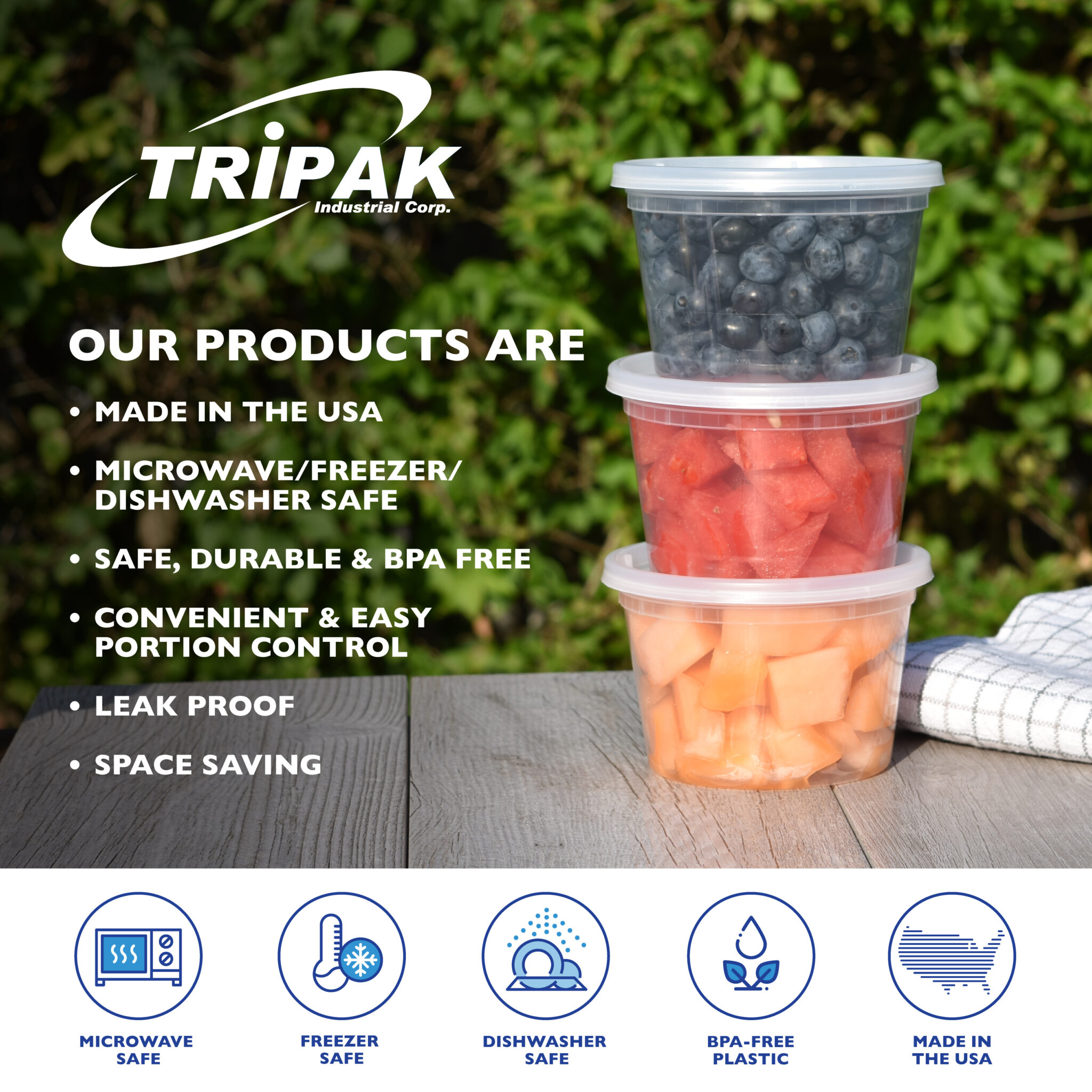 tripak soup cups packaging